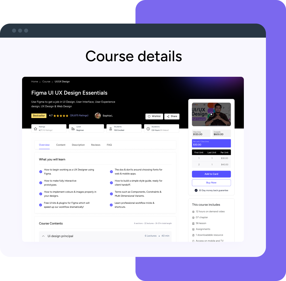 ezycourse popular course details preview